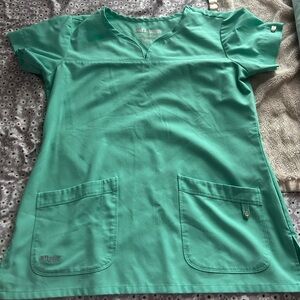 Grey's Anatomy Women's Scrub Top in Teal